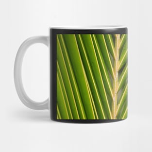 Palm frond. Mug